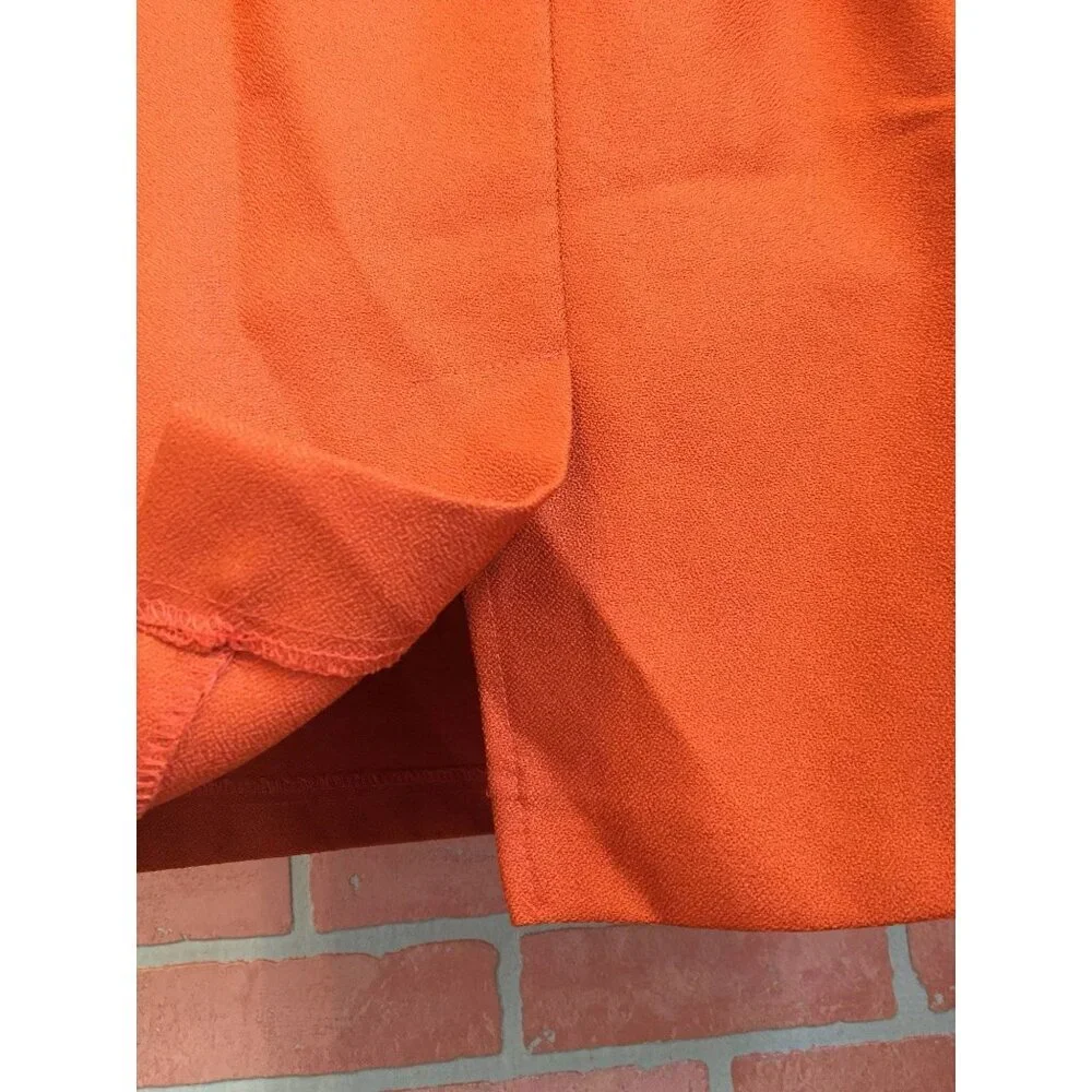 Vtg 80's 2 piece Skirt Blazer Suit Set by Jennifer James size 6 Burnt Orange
